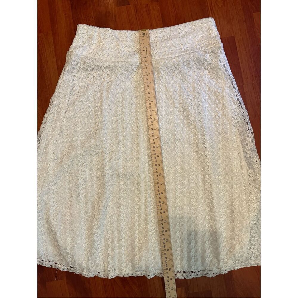Elizabeth & Nicole Elegant Laced A-line Skirt size XL - Picture 6 of 8